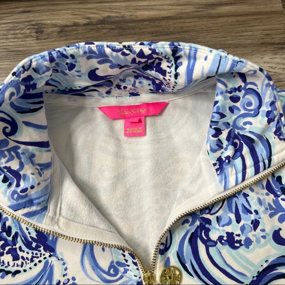 Lilly Pulitzer Leona Zip Up Jacket UPF 50+ sz Xs - Picture 3 of 6